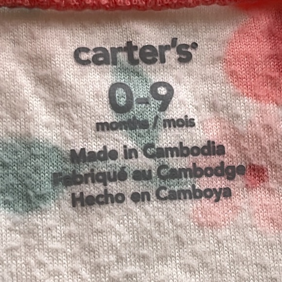 Carters baby girl sleep sack 0-9months - Picture 4 of 4